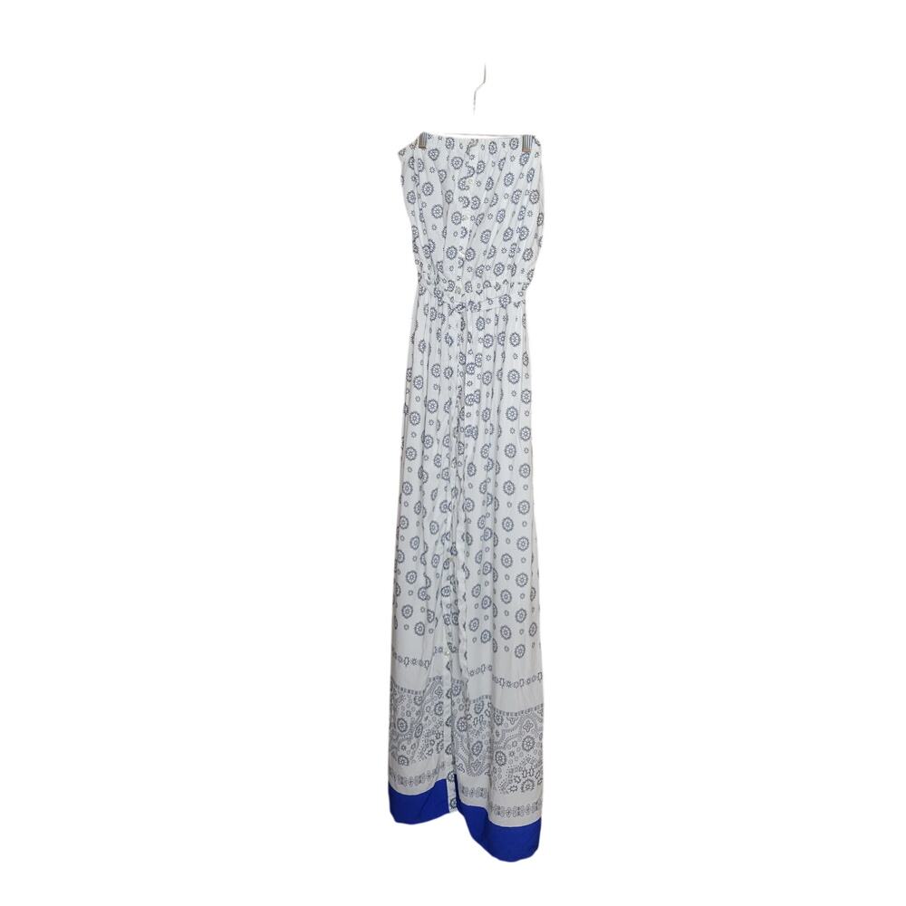 Old Navy Stapless Button Paisley Maxie Dress